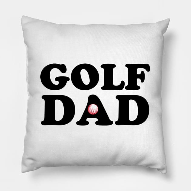 Golf Dad Pillow by College Mascot Designs