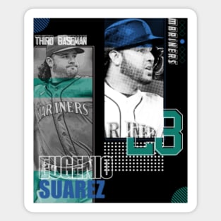 Eugenio Suarez baseball Paper Poster Mariners 4