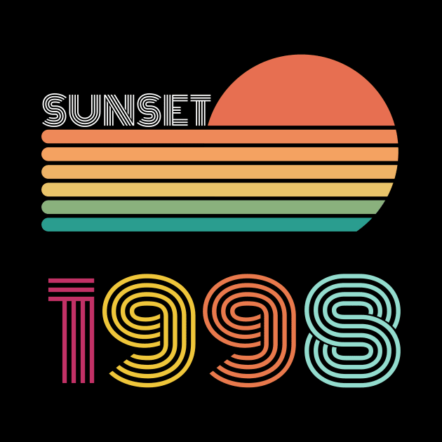 Sunset Retro Vintage 1998 by Happysphinx