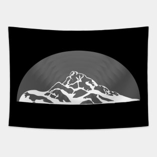 Trippy Disco Mountains Tapestry