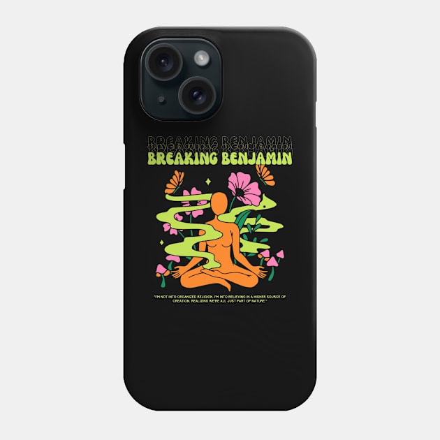 Breaking Benjamin // Yoga Phone Case by Mamamiyah