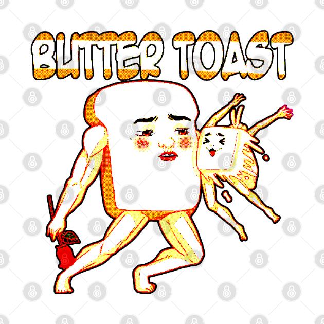 Butter toast retro by L’étoile stéllaire