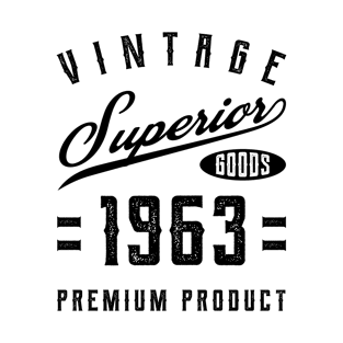 57th Birthday Gifts Vintage Premium 1963 T-Shirt