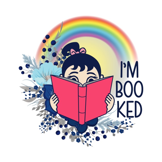 Book Lover Nerd Girl | I Am Booked by POD Anytime