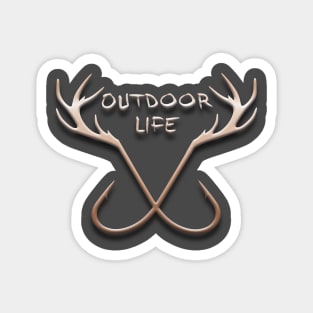 Outdoor Life Antler Hooks Magnet