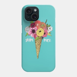 Ice Cream Floral Phone Case