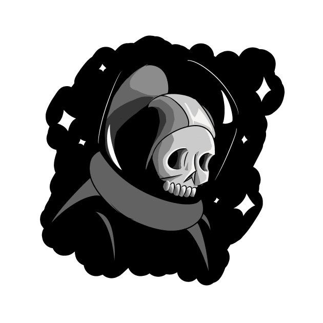 Astro Skull by AnthonyPanics