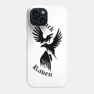 Black ravens. Phone Case