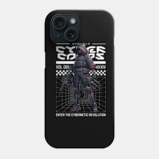 cyberpunk anime girl tactical armor Phone Case