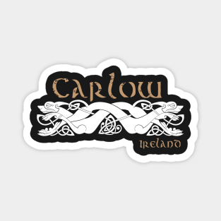 County Carlow, Celtic Design, Ireland Magnet