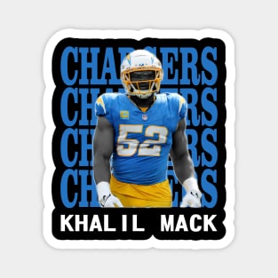 Los Angeles Chargers Khalil Mack 52 Magnet