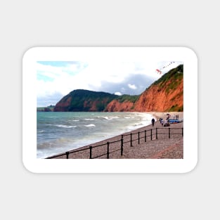 Sidmouth Beach Jurassic Coast Devon England Magnet