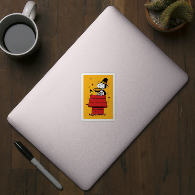 Snoopy Thanksgiving - Snoopy - Sticker