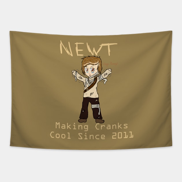 Chibi Crank Newt - The Maze Runner Tapestry by oh_shoot_arts