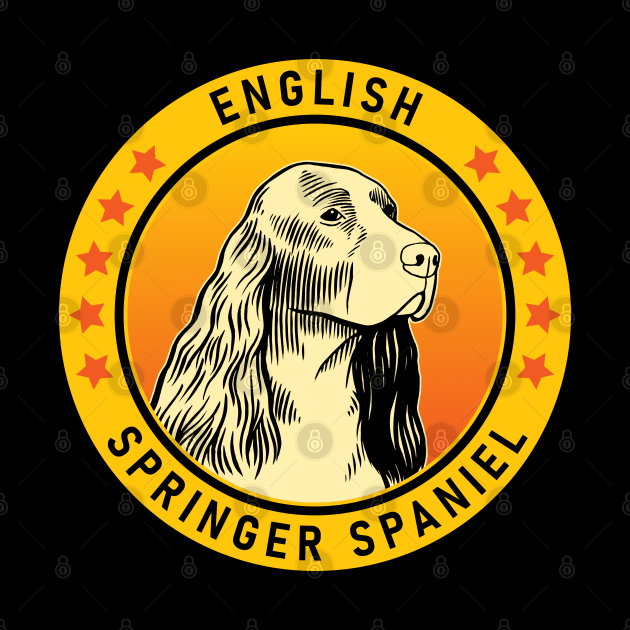 English Springer Spaniel Dog Portrait by millersye