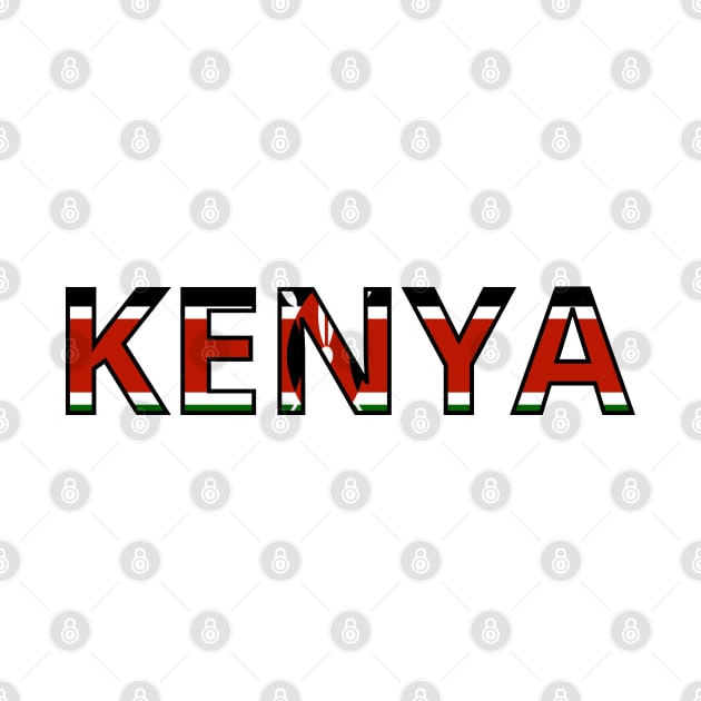 Drapeau Kenya by Pixelforma