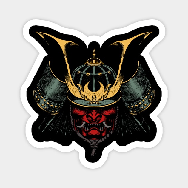 Samurai helmet FC Magnet by NitroxMarquez