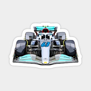 Car 63 Vector Art Magnet