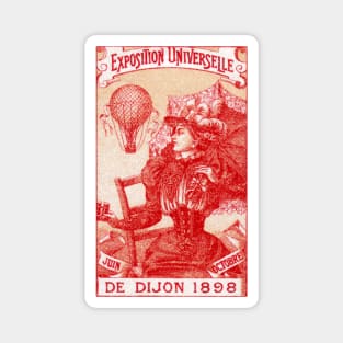 1898 Dijon France International Expo Magnet