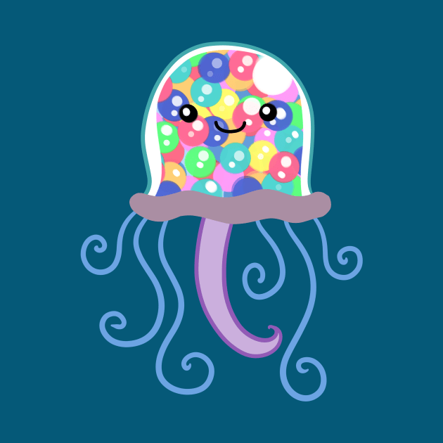 Gumball Machine Jellyfish by saradaboru