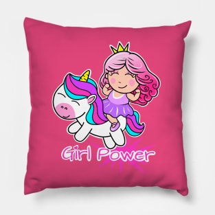 Girl Power, Fitness princess Pillow