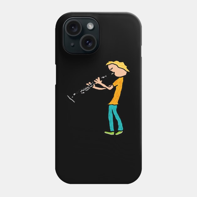 Oboe Phone Case by Mark Ewbie