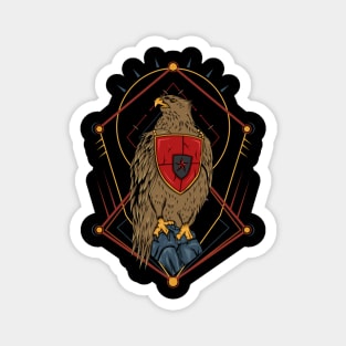 Eagle emblem illustration Magnet