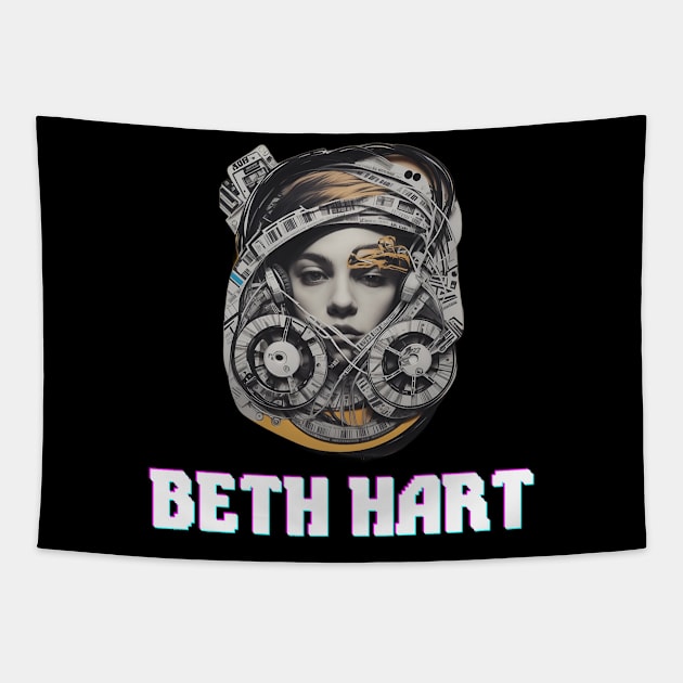 Beth Hart Tapestry by Maheswara.Momocats