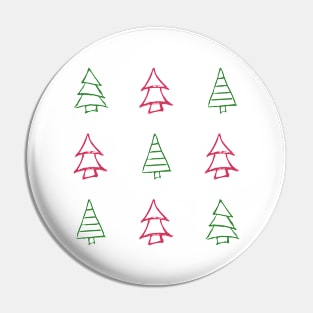 Christmas Trees Pin