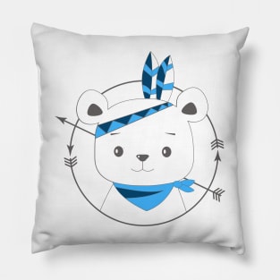 Bear Indian Children Pillow