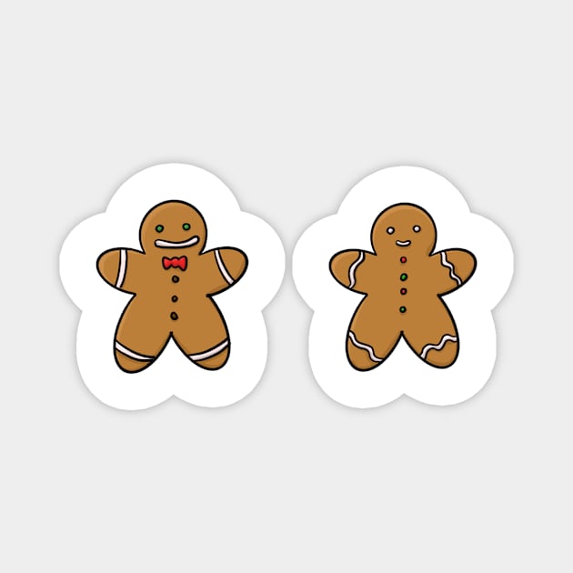 Gingerbread Men Magnet by SassyTiger