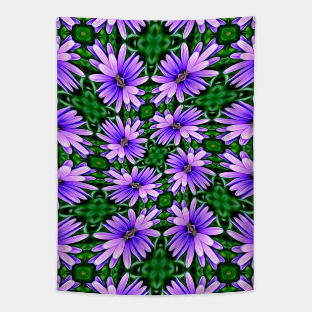 Herb Flower Pattern Tapestry by PatternFlower