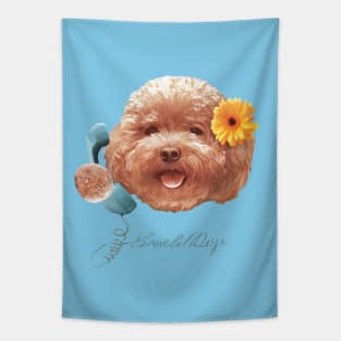 Toy Poodle Tapestry