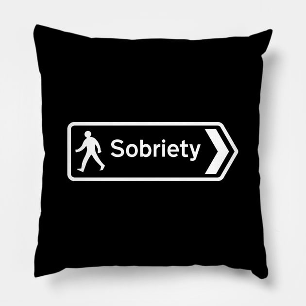 Sobriety Pillow by Monographis