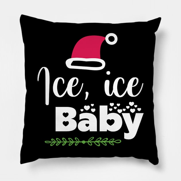 Ice, ice baby Pillow by bob2ben