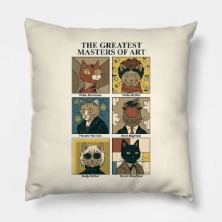 Masters of Art Pillow