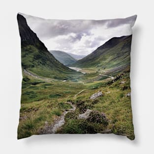 Glencoe, Highlands of Scotland Pillow