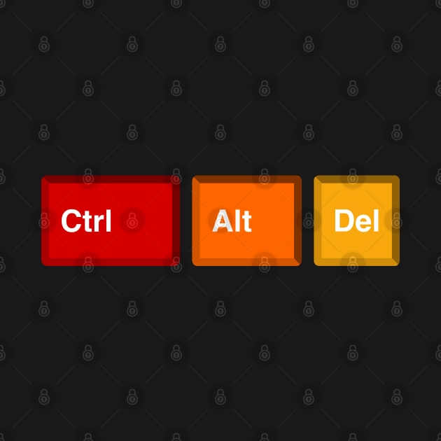 CTRL+ALT+DEL by T-Shirts Zone