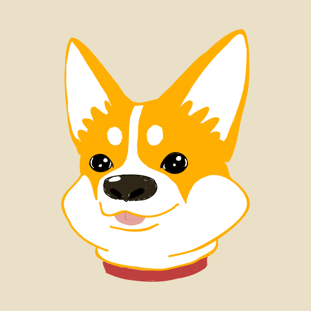 Corgi by Inktopodes