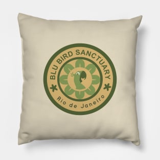 Blu Bird Sanctuary Pillow