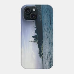 HMS Hermes aircraft carrier docked somewhere in the Med in the 1960s Phone Case