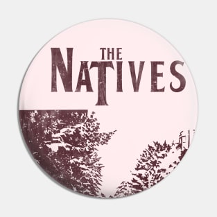 The Natives Abbey Road Design. Dark Print Pin