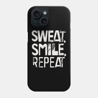 Grungy Fitness Motivation T-Shirt | Unisex Workout Apparel | Unique Funny Healthy Life Gift Idea for Sports Enthusiasts Phone Case