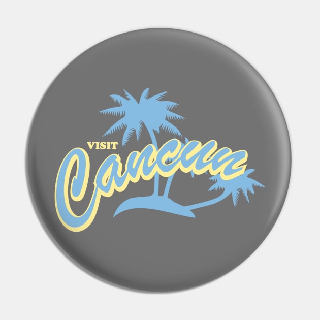 Vintage Travel - Cancun Pin by TCP