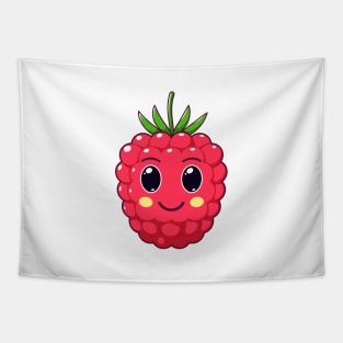 Cute Kawaii Raspberry Tapestry