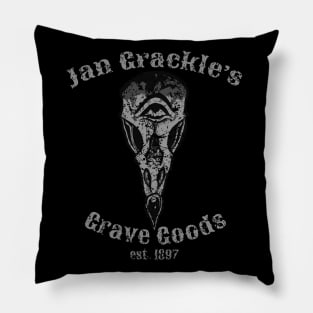 Jan Grackle Logo Pillow