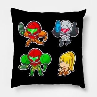 Chibi Metroid (Pack 2) Pillow