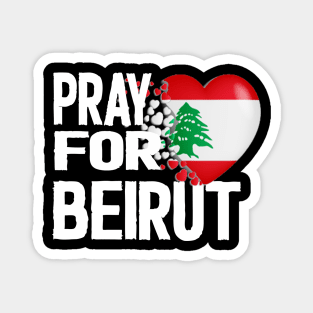 Pray for Beirut lebanon 2020 Magnet