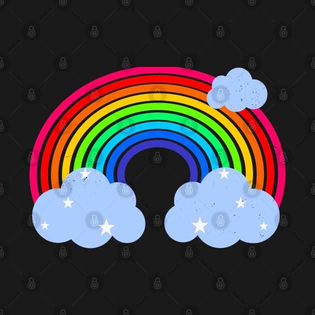 Rainbow and Clouds by TaliDe