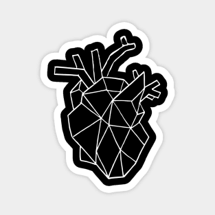 Geometric heart Magnet